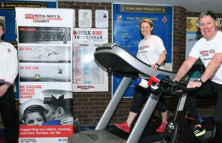 testing their fitness for charity