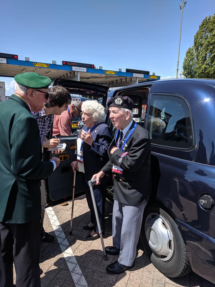 Veterans at Brittany Ferries in Portsmouth