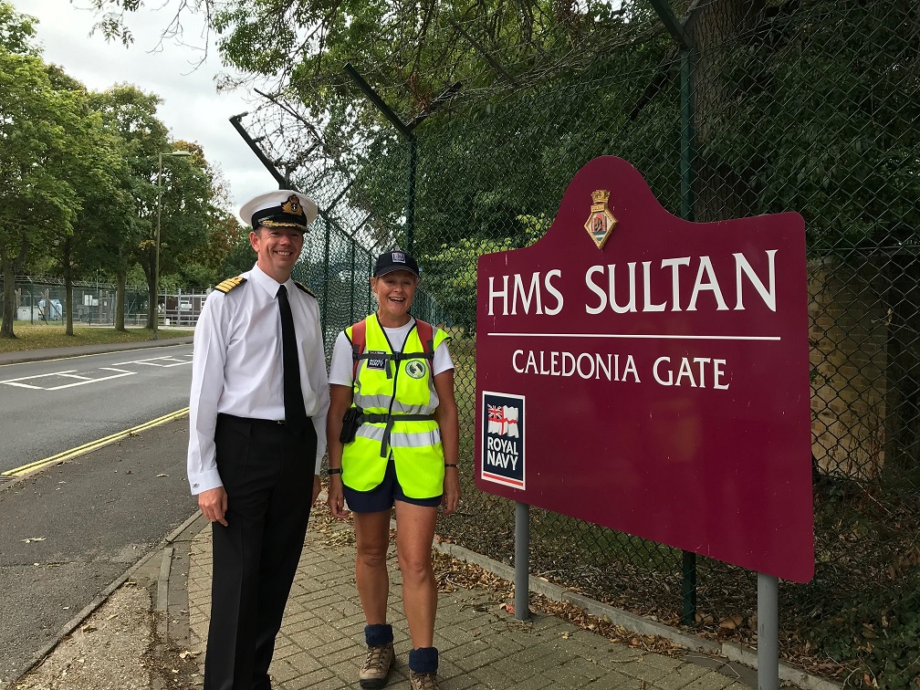 Jane arrives at HMS Sultan