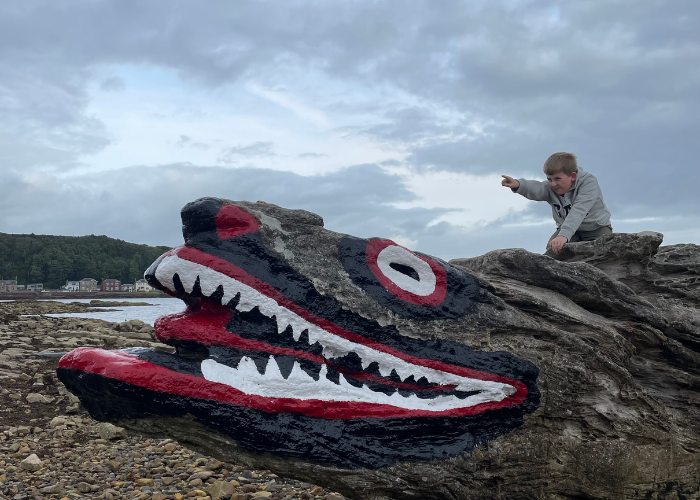 Tom's Son enjoying the Respite break