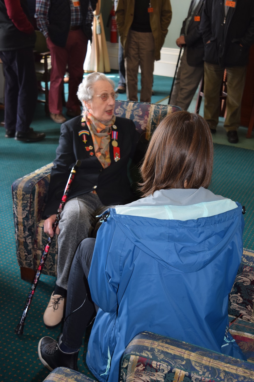 Marie Scott was recently awarded with the Legion D’Honneur - the highest French order of merit for military veterans. 