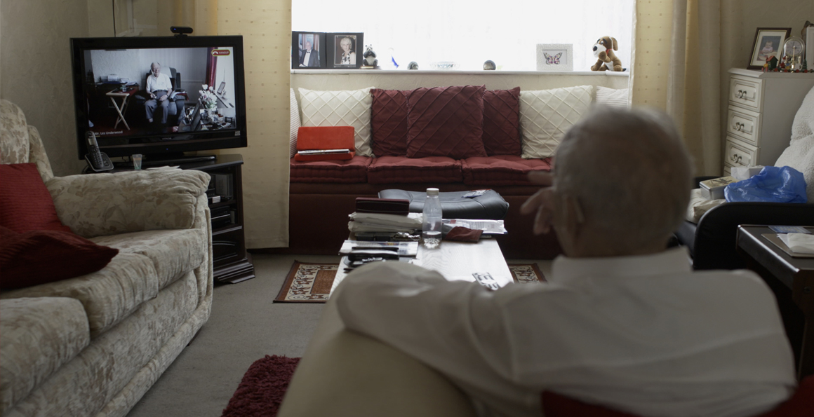Sparko TV is easy to use and allows Royal Navy veterans to connect with others from the comfort of their living rooms.