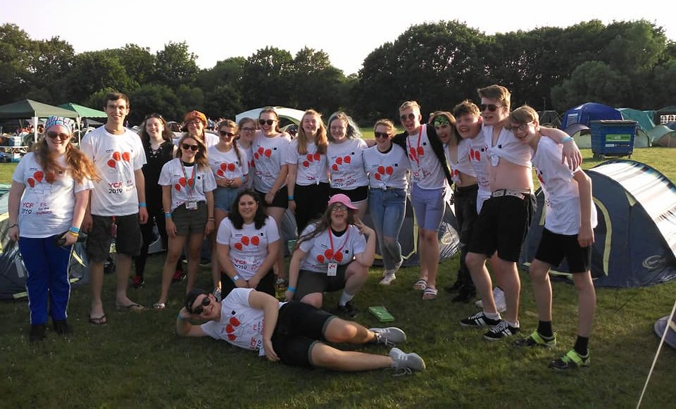 Anna enjoying the Young Carers Festival in 2019