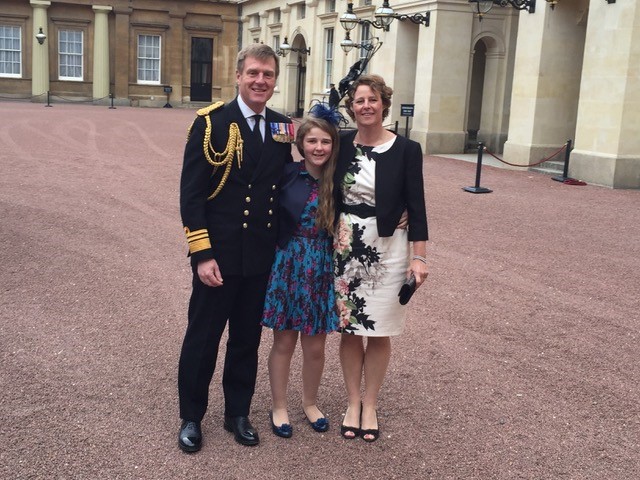 Fleet Commander Vice Admiral Ben Key & Mrs Elly Key