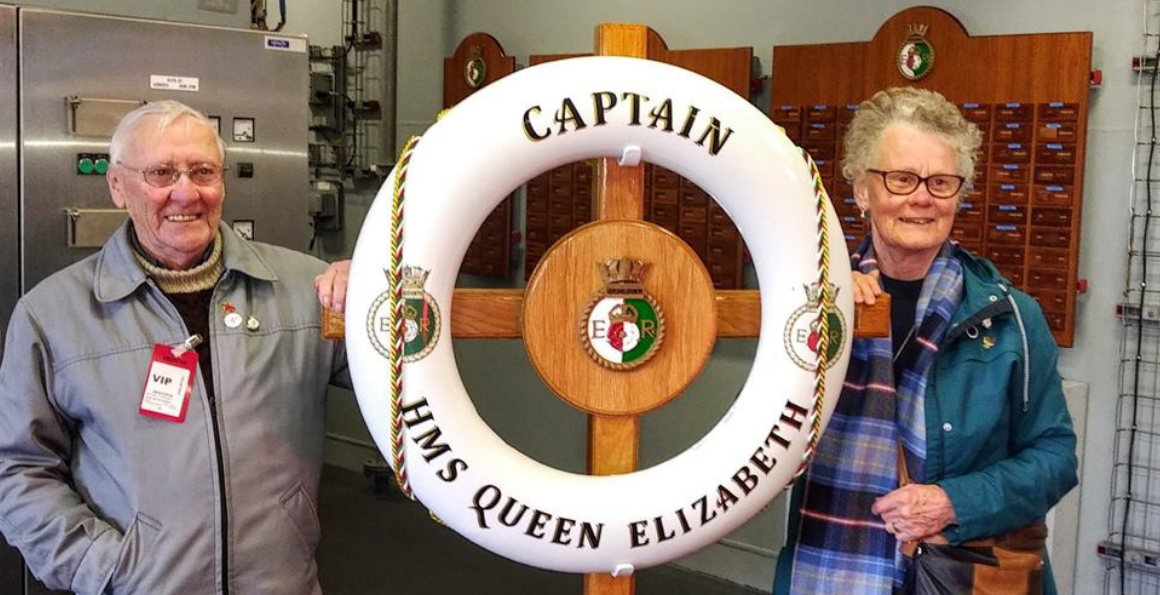 Veterans and Age UK Portsmouth visit HMS Queen Elizabeth