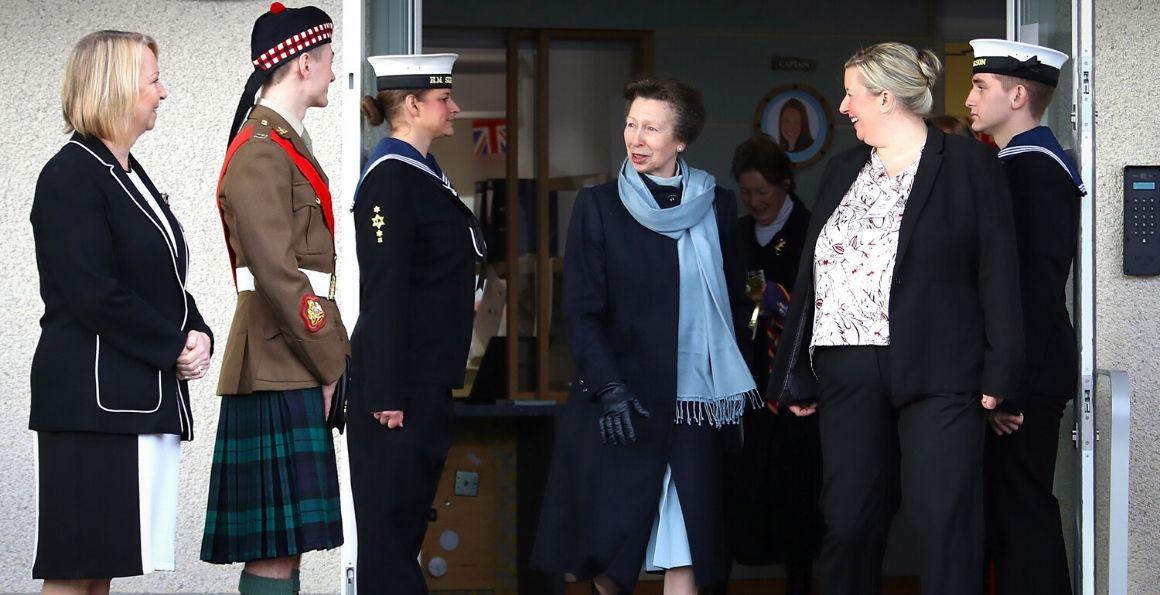 Princess Royal and serving personnel