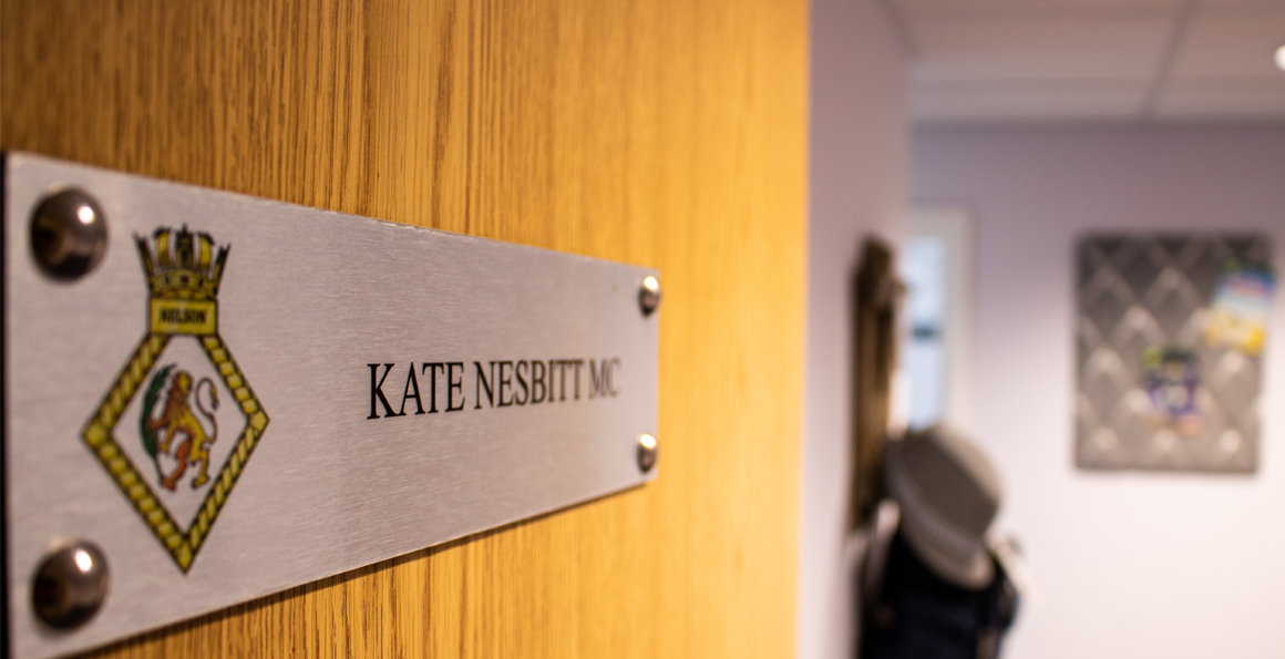 Kate Nesbitt MC front door