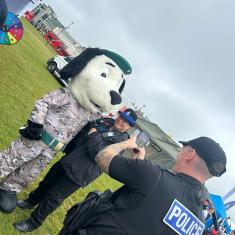 Boots and a member of the Police
