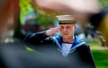 sailor saluting