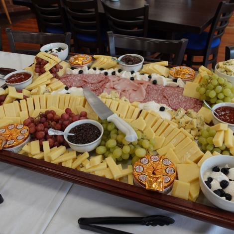 Cheese and meats platter
