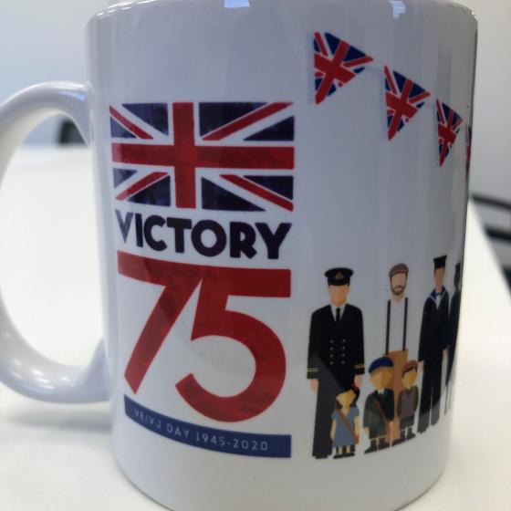 Victory 75 ceramic mug