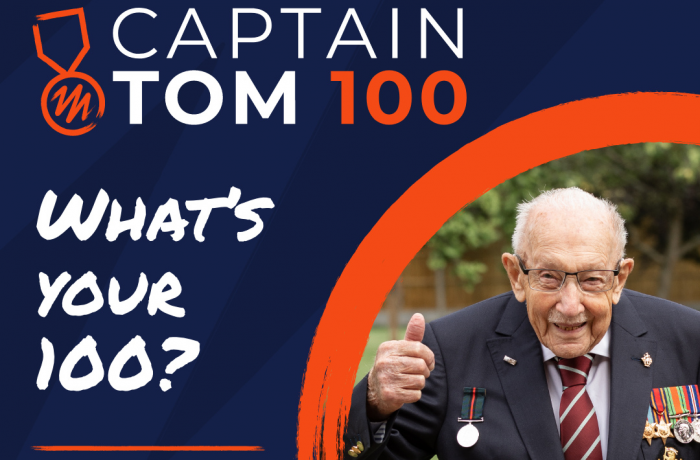 What's your 100 Captain Tom 100 Challenge, picture of Sir Thomas Moore