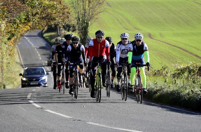 The RNRMC and BAE London to Paris cycle challenge.
