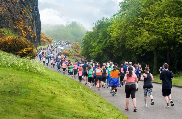 Edinburgh Marathon Runners
