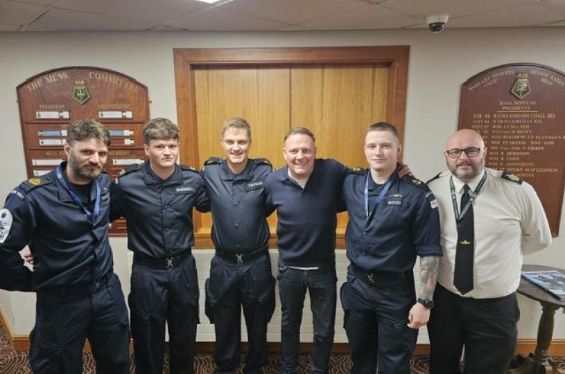 Anthony Cotton at HMNB Clyde
