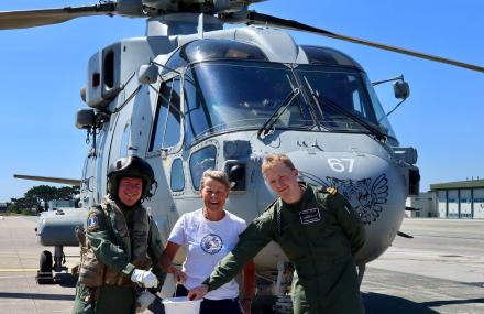 RNAS Culdrose donates to Jane's fundraising