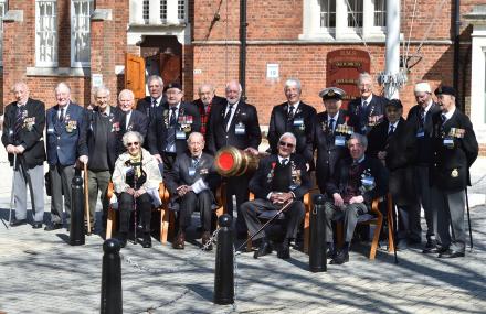 WWII Veterans Visit Portsmouth organised by Royal Navy and Royal Marines Charity