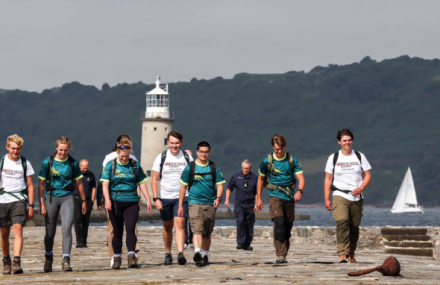 students walking 