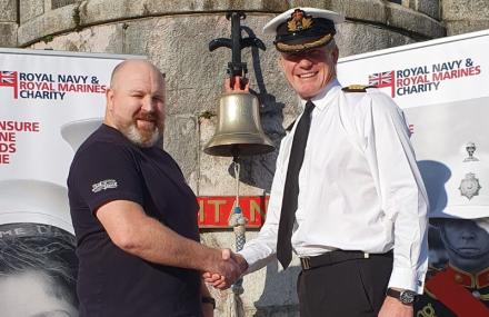 Founder of Jack Speak, Nick Shillabeer, and phrase Captain Roger Readwin, the Captain of Britannia Royal Naval College