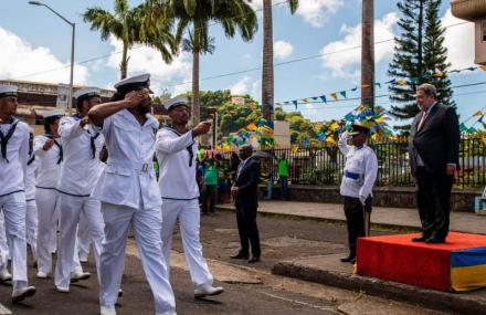 Royal Navy sailors from St Vincent and the Grenadines 