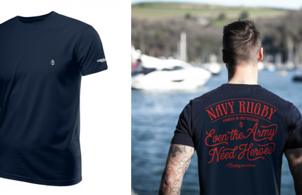navy rugby t-shirt